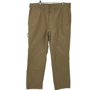 Duluth Trading Co. Pants Men's Size 38 Tan Cotton Reinforced Gusseted